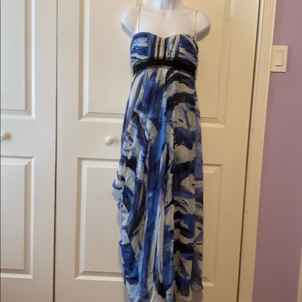 Bcbg maxi silk dress